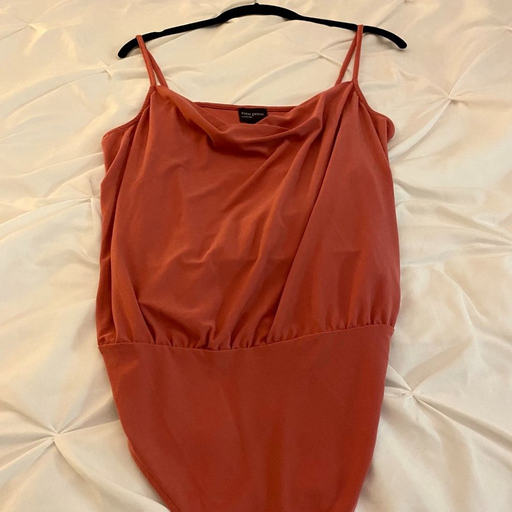 New Without Tags Women's Cowl Neck Bodysuit Size Large